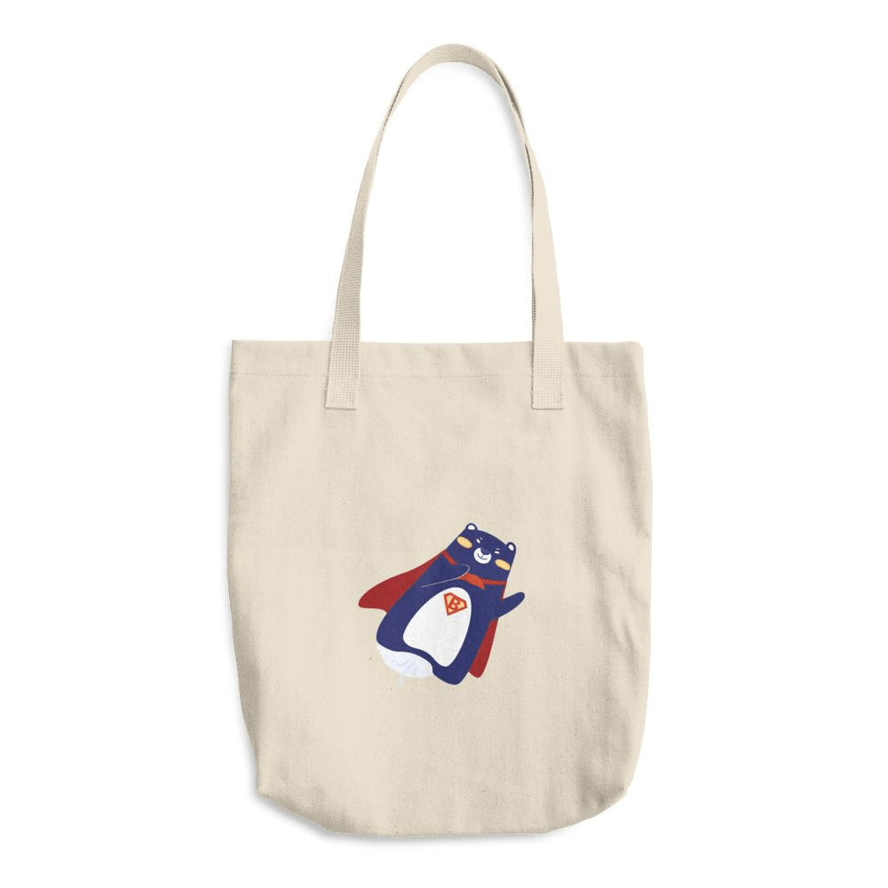 Cotton Tote Bag - Superbear - katenguyen