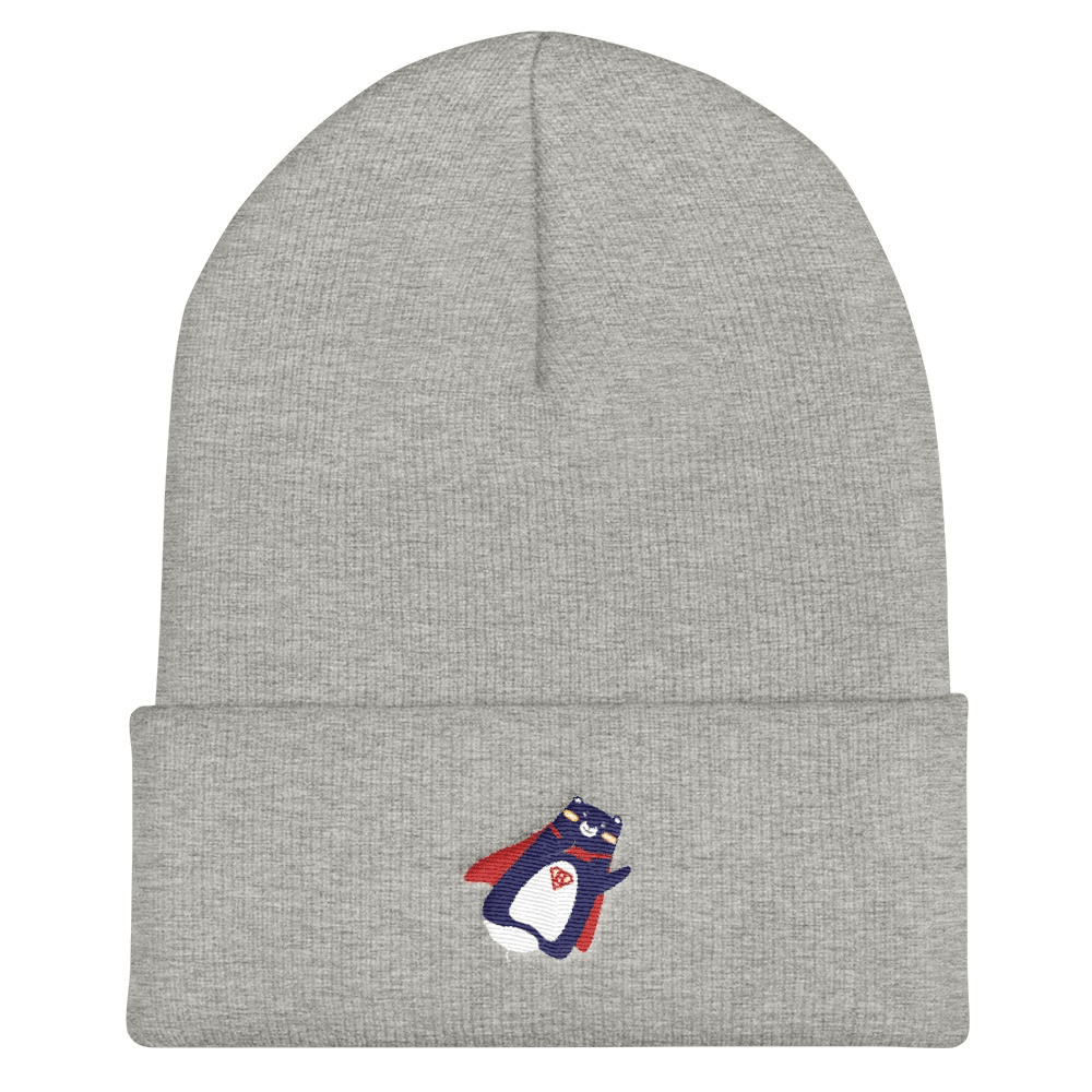 Cuffed Beanie - Superbear - katenguyen
